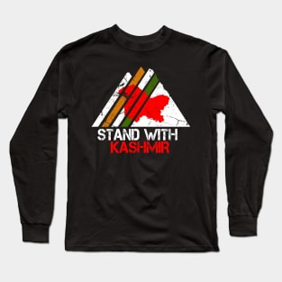 Stand With Kashmir - Pakistan Stands With Kashmiri's Freedom Long Sleeve T-Shirt